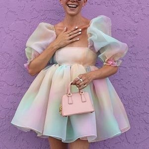 Selkie Rainbow Puff dress XS